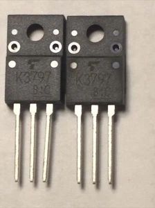 2 Pcs 2SK3797 TOSHIBA Trans MOSFET N-CH 600V 13A TO-220 New - Picture 1 of 3