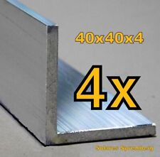 4x L-Profil 40x40x4 Winkelprofil 50-200cm Aluminium Konstruktionsprofil PV