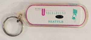 Portachiavi acrilico souvenir Bill Speidels Underground Tour Seattle WA - Foto 1 di 5