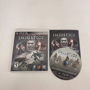 Injustice: Gods Among Us (Sony PlayStation 3, 2013) PS3 Completo CIB PROBADO TRABAJO - Imagen 1 de 2