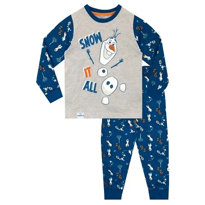Frozen Pyjamas Kids Boys 18-24 Months 2-10 Years Loungewear PJs Pyjama Set PJs - Image 1 of 4