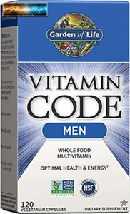 Garden of Life Vitamin Code Whole Multivitamin for Men, Fruit & Veggie Blend an - Picture 1 of 8