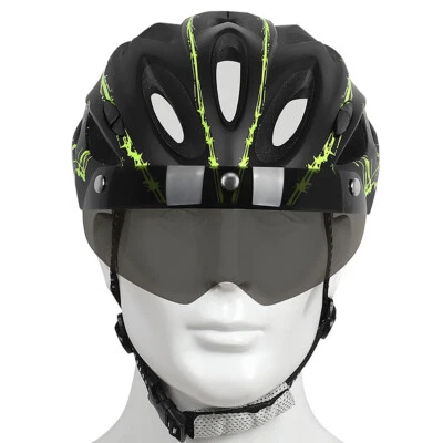 Cycling helmet Men Women Mountain Road Bike Bicycle Helmets W/ Goggles Visor MTB - Image 1 of 4