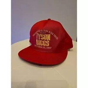 DEAD STOCK 80s Mike Tyson Biggs Trump Plaza Boxeo Promo Gorra de Béisbol EE. UU. 1987 - Imagen 1 de 4