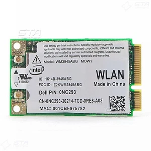 Dell D620 D630 D820 D830 wireless wifi card CN-0NC293 Intel WM3945ABG MOW1 - Picture 1 of 4