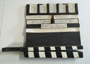 Play School ABC 1980s Film Movie Prop Original Set used Clapper Clap Board Slate - Picture 1 of 1
