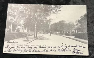 Cartolina Prospect Avenue Mount Vernon New York vintage Westchester County 1906 - Foto 1 di 2
