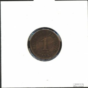 German Empire Jägernr: 10 1908 F Bronze very fine 1908 1 Pfennig large Imperial - Picture 1 of 1