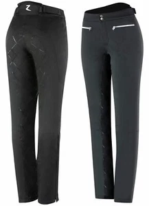 Damen Winter Reithose Pants mit Vollbesatz, warmes Futter, Silikon Grip Gr.34-44 - Bild 1 von 3