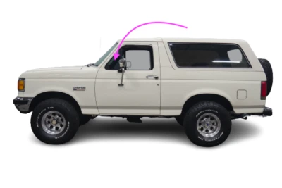 Ajuste: Ford F150 F250 F350 1980-1999 lado del conductor puerta delantera izquierda ventilación ventana vidrio Foto 1 de 4