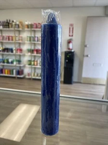 BLUE JUMBO SPELL CANDLE 9" Religiöse und Santeria-Kerzen BLAUE KERZE FÜR YEMAYA - Bild 1 von 1
