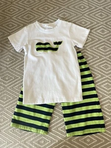 Southern Tots Boys Shirt & Shorts Matching Set Whale Size 8 - Picture 1 of 9
