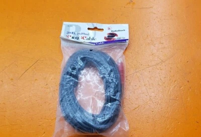 ⭐️⭐️⭐️⭐️⭐️ RadioShack 20-FT CRQ Cable TV PC Black Convergence Cable  - Image 1 of 4