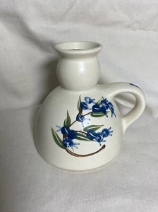 Vintage 80er Jahre Olde Cape Cod Steinzeug Kerzenhalter Blaubeere - Bild 1 von 10