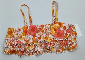 Raisins Bikini Swimwear Top Padded Girls Sz 16 Lined Adjustable Straps V-3 - Picture 1 of 9