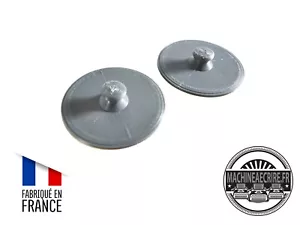 2 couvercles de ruban Neuf pour Machine à écrire Remington Noiseless 7 et 77 - Bild 1 von 2