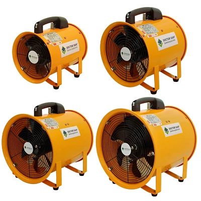 DOCTOR-SAN.EU Axialgebläse Baugebläse Bautrockner Bauventilator Ventilator Gebläse Lüfter