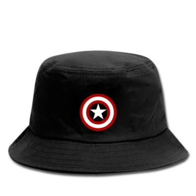 Captain America Hat Beach Cap Mens Boys Kids Comics Superhero Gaming Cartoon AUS - image 1 of 4