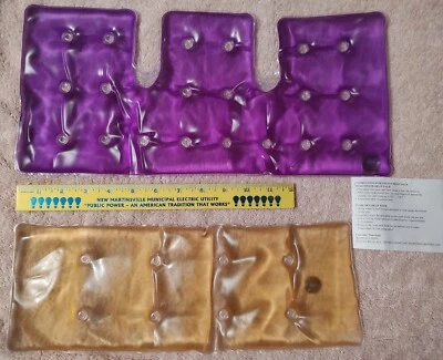 Juego de 2 envolturas térmicas reutilizables reactivar calor instantáneo hombro cuello espalda baja Foto 1 de 4