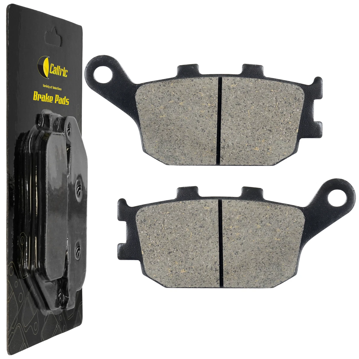 Caltric Rear Brake Pads For Yamaha R1 YZF-R1 2002-2003 - Semi-Metallic, High Heat Resistant 8 thumbnail image