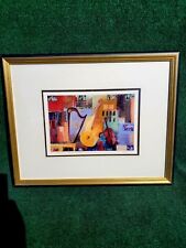 Limited Edition Artist Print Signed Numbered 64/450 Classical Music Instruments