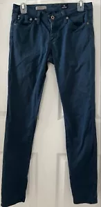 Pantalones de mezclilla ajustados elásticos Adriano Goldschmied azules The Stilt Cigarette 27R - Imagen 1 de 12