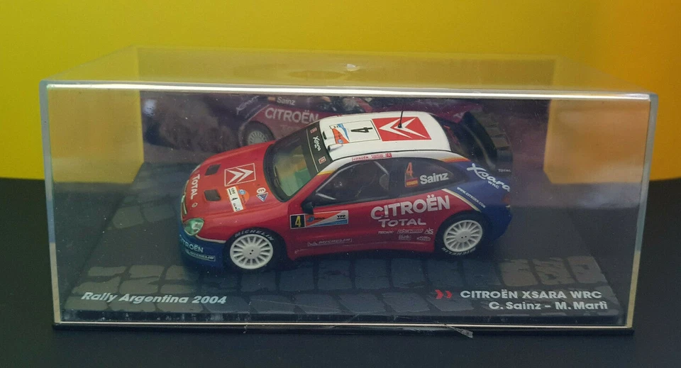 DIE CAST MODELLINO 1/43 CITROEN XSARA WRC C.SAINZ- M. MARTI RALLY ARGENTINA 2004 - Immagine 1 di 1