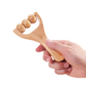 Roller Sticks Trigger Point Massager Wooden Massage Roller Body Massage Tool - Picture 1 of 19