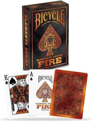 Bicycle Fire Element Series, Playing Cards (1 pack) - NEW - Image 1 of 4