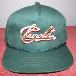 Cappello da baseball vintage Old Script logo Chevrolet Snapback - Youngan Hat Co. Chevy - Foto 1 di 3