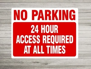 Metal Signs, Private Parking Sign, Health and Safety Metal Sign, Plaque Tin - Picture 1 of 1