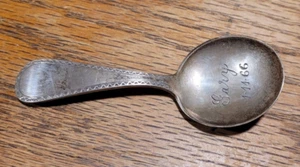 Vintage Kirk & Son Sterling Bab Spoon Winslow- Engraved - Picture 1 of 5