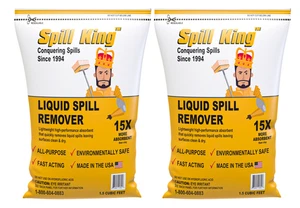 SPILL KING™ LIQUID SPILL REMOVER ABSORBENT POWDER - 2 BAGS (1.5 CUBIC FT EA) - Bild 1 von 2