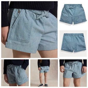 POLO RALPH LAUREN AUTHENTIC GIRLS BRAND NEW ORIGINAL JEANS SHORTS Size 5, NWT - Picture 1 of 9