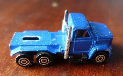 Majorette Magirus Blue Cab Toy Truck Model Cabover Collectable Vintage #31,Franc - Image 1 of 4