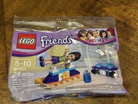 Retired Brand New Sealed Lego Friends Poly Bag Gymnastic Bar # 30400 -26 Pieces