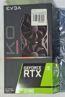 Tarjeta de gráficos EVGA GeForce RTX 2060 KO ULTRA GAMING 6 GB GDDR6 PCI Express 3.0  Foto 1 de 4