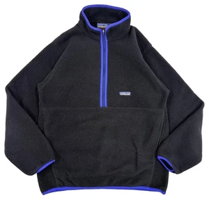 Patagonia Synchilla Marsupial Black Carbon 99FA Vintage Fleece M USA KOSTENLOSER VERSAND - Bild 1 von 17
