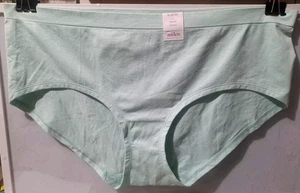 AUDEN Women's Size 4X(28-30) NWT Mint Green Panties Hipster 3-pair Lot NEW - Picture 1 of 9