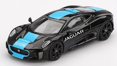 MODELLINO AUTO STATICO MINI GT JAGUAR C-X75 NERO 2010 MODELLISMO SCALA 1:64 - Immagine 1 di 4