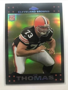 Joe Thomas 2007 Topps Chrome #TC264 ROOKIE RC REFRACTOR SP BROWNS NICE!! - Picture 1 of 2