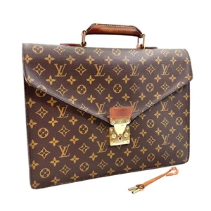 Louis Vuitton Serviette Conseiller Monogram Canvas Briefcase Brown Authentic - Picture 1 of 24