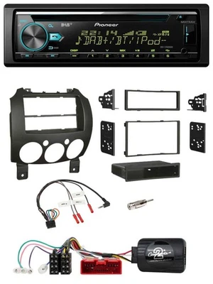 Pioneer DAB Lenkrad CD USB Bluetooth Autoradio für Mazda 2 2007-2014 nur Panason - Bild 1 von 4