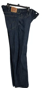 Men's Levi's 559 Relaxed Straight Jeans 38 waist 33 1/2 " in Dark wash GREAT! - Picture 1 of 13