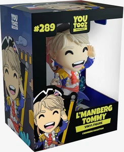 Figura Vinilo Youtooz L'Manberg Tommy 289 4.8" Coleccionable Gamer Figura NUEVO - Imagen 1 de 17