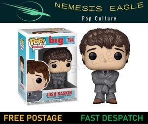 POP MOVIES BIG JOSH BASKIN #794 FUNKO SHOP EXCLUSIVE NEW - Picture 1 of 3