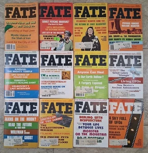 Fate Magazine Lot 1980 Jan-Dec Full Year 12 Issues - Imagen 1 de 9