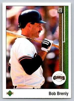 1989 Upper Deck #479 Bob Brenly San Francisco Giants - Image 1 of 2
