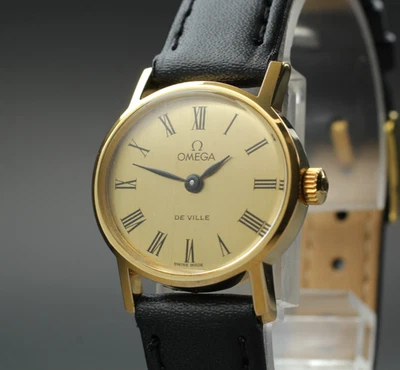 Reloj para mujer OMEGA De Ville Cal.625 cuerda manual oro romano casi como nuevo/de colección Foto 1 de 4