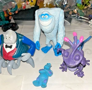 Disney Pixar Monsters Inc McDonald's happy meal figures set of four - Picture 1 of 7